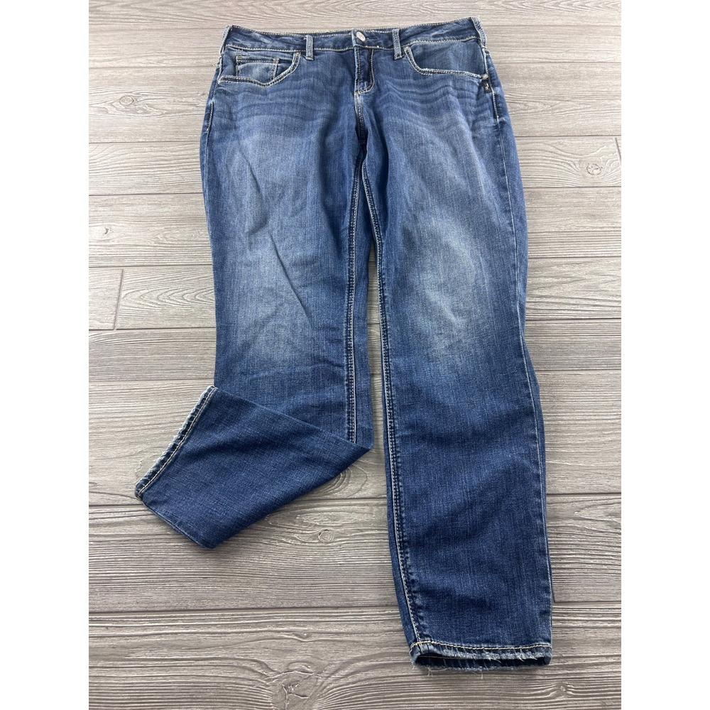 Silver Jeans Co Boyfriend Mid Rise Medium Wash Denim W32 L29 L27170CVS331